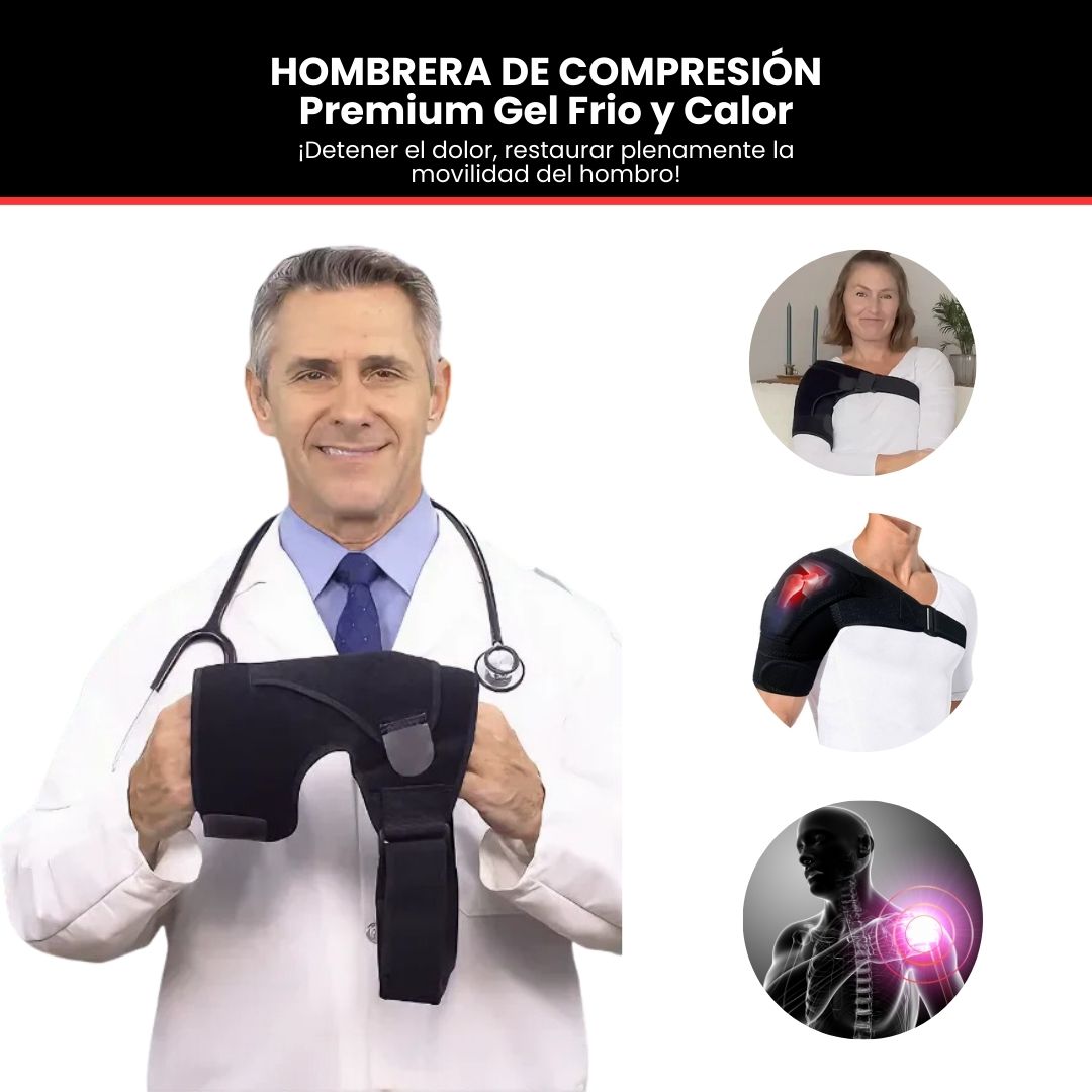 HOMBRERA DE COMPRESIÓN Premium Gel Frio y Calor